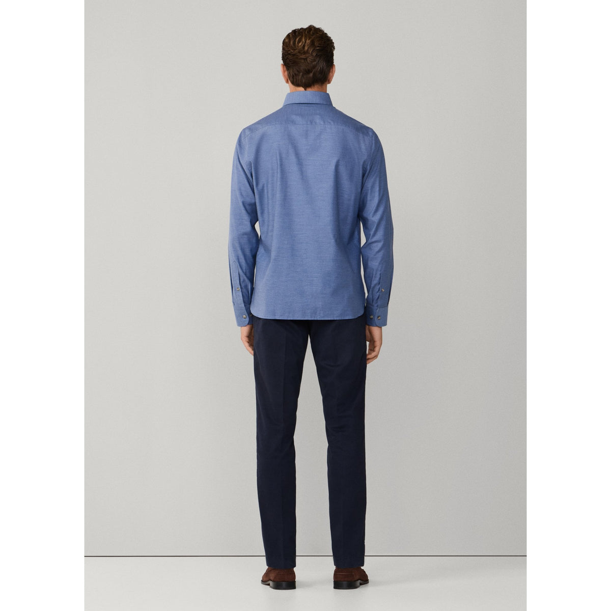Classic Fit Flannel Herringbone Shirt