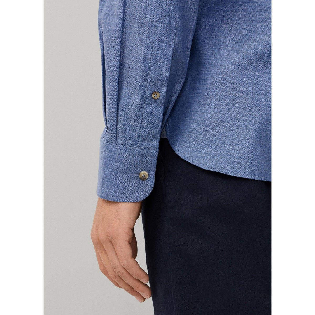 Classic Fit Flannel Herringbone Shirt