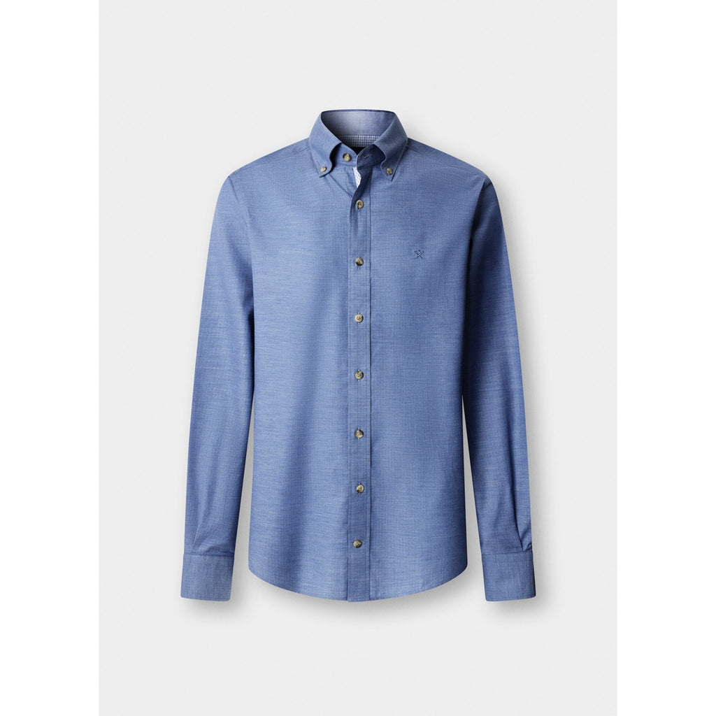 Classic Fit Flannel Herringbone Shirt