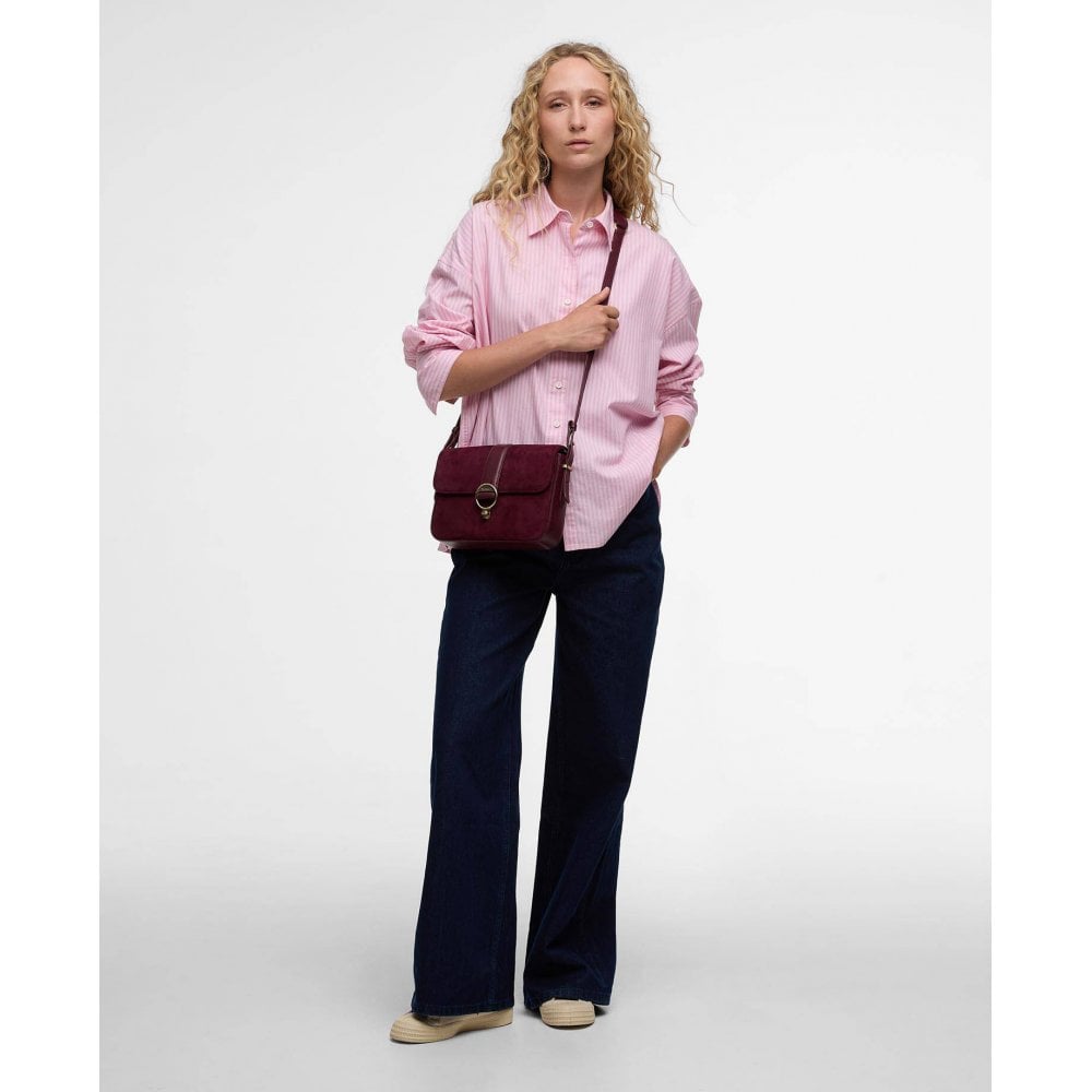 Rosa Suede & Leather Crossbody Bag