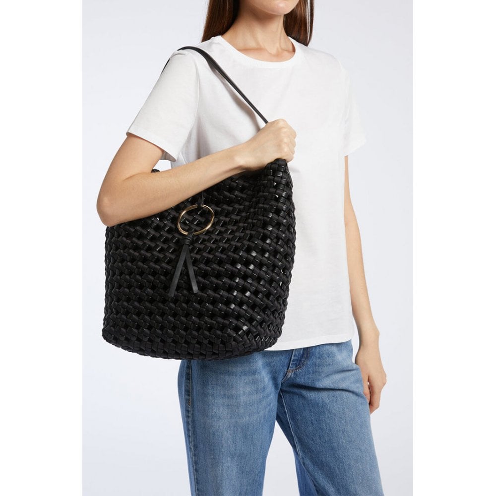 Barca Woven Large Bucket Bag