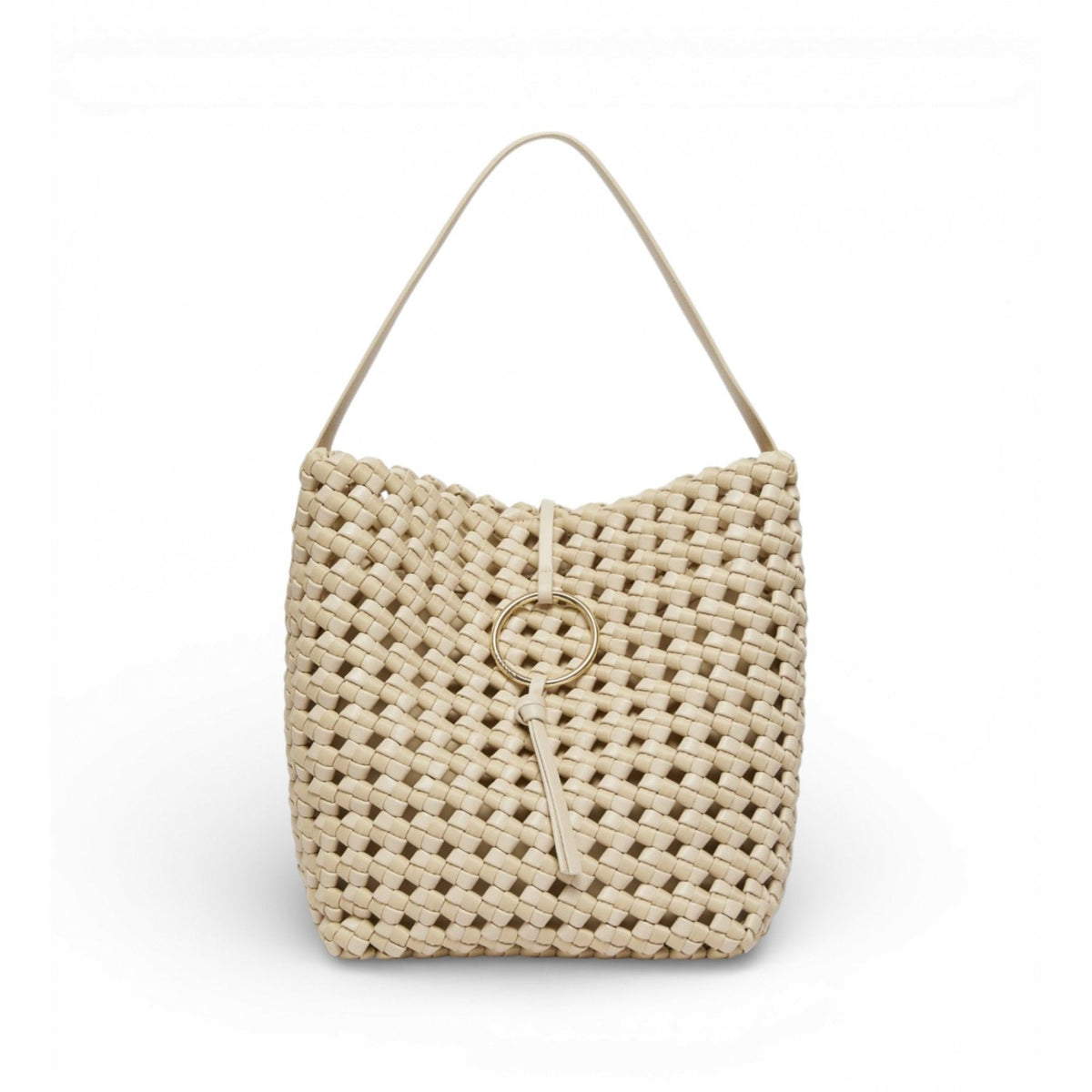 Barca Woven Large Bucket Bag