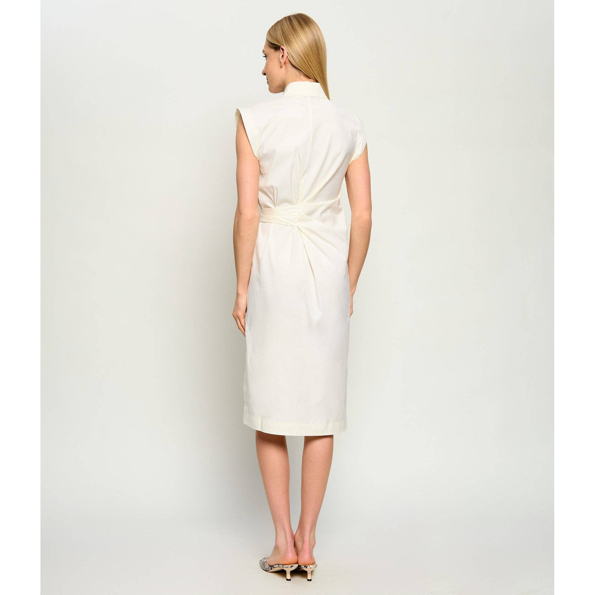 Gocce Buckle Shirt Dress