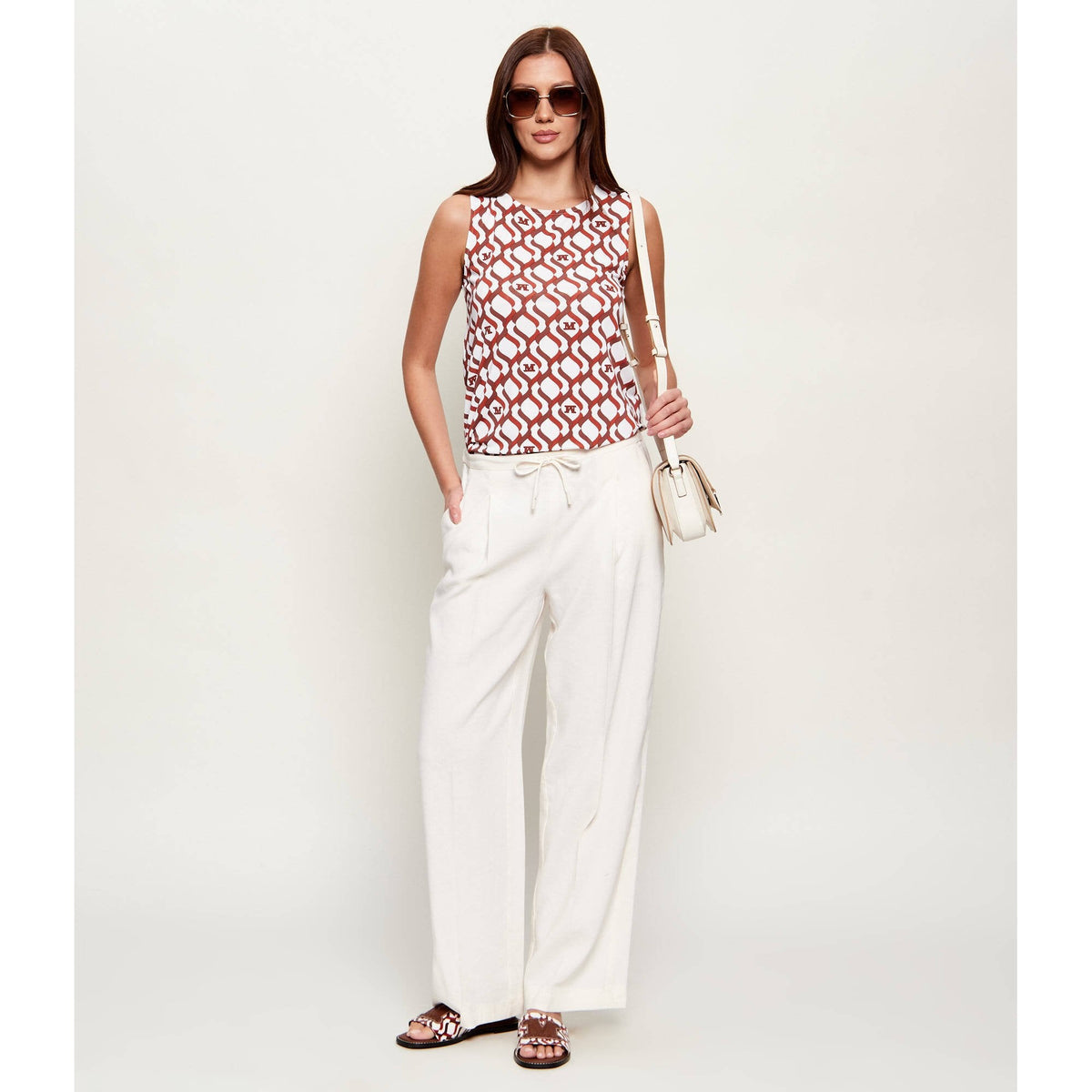 Alloro Loose Fit Drawstring Pants