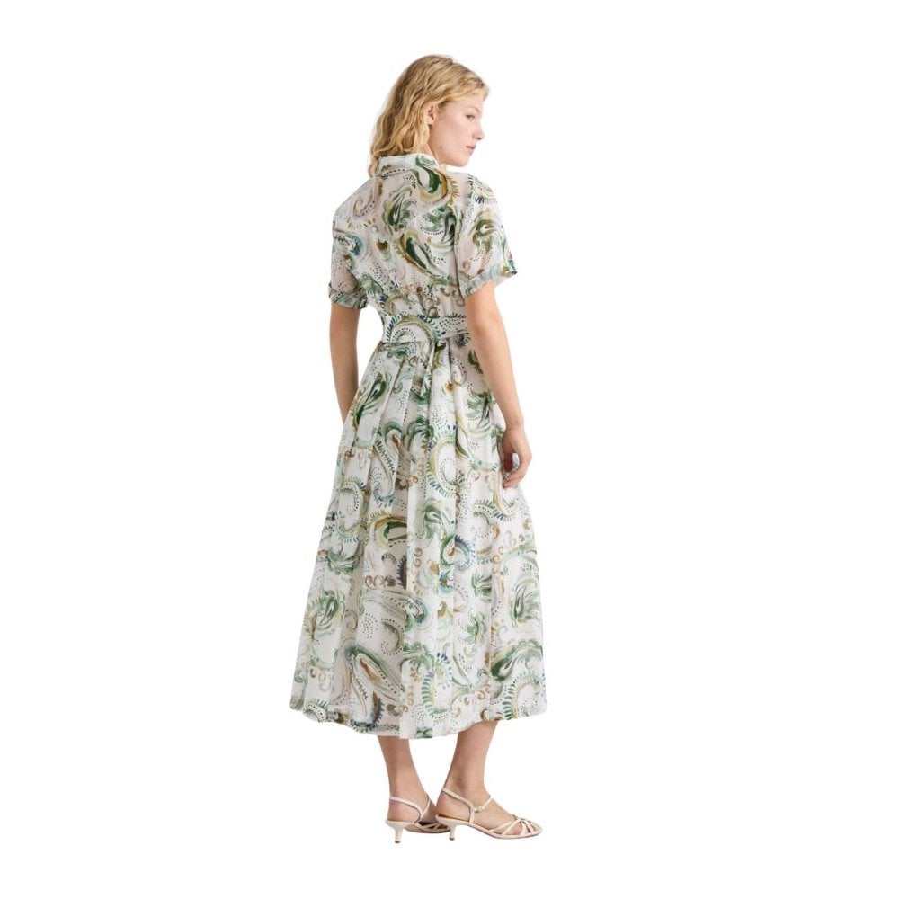 Galli Cotton Silk Shirt Dress