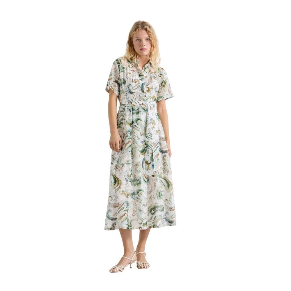 Galli Cotton Silk Shirt Dress