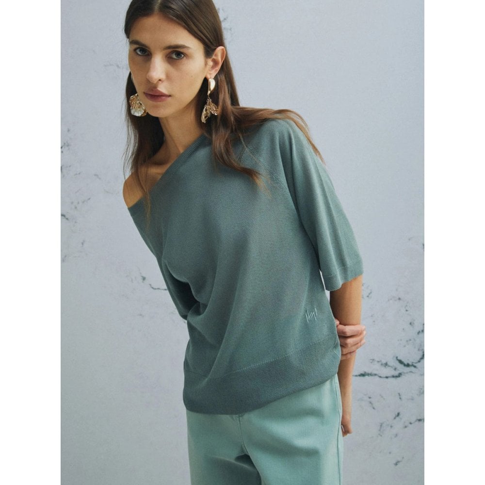 Conico Three Quarter Sleeve Sweater