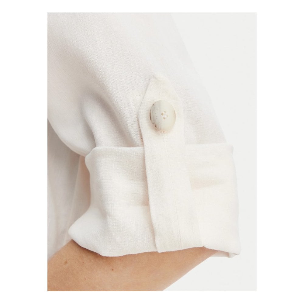 Palchi Cropped Linen Shirt Jacket