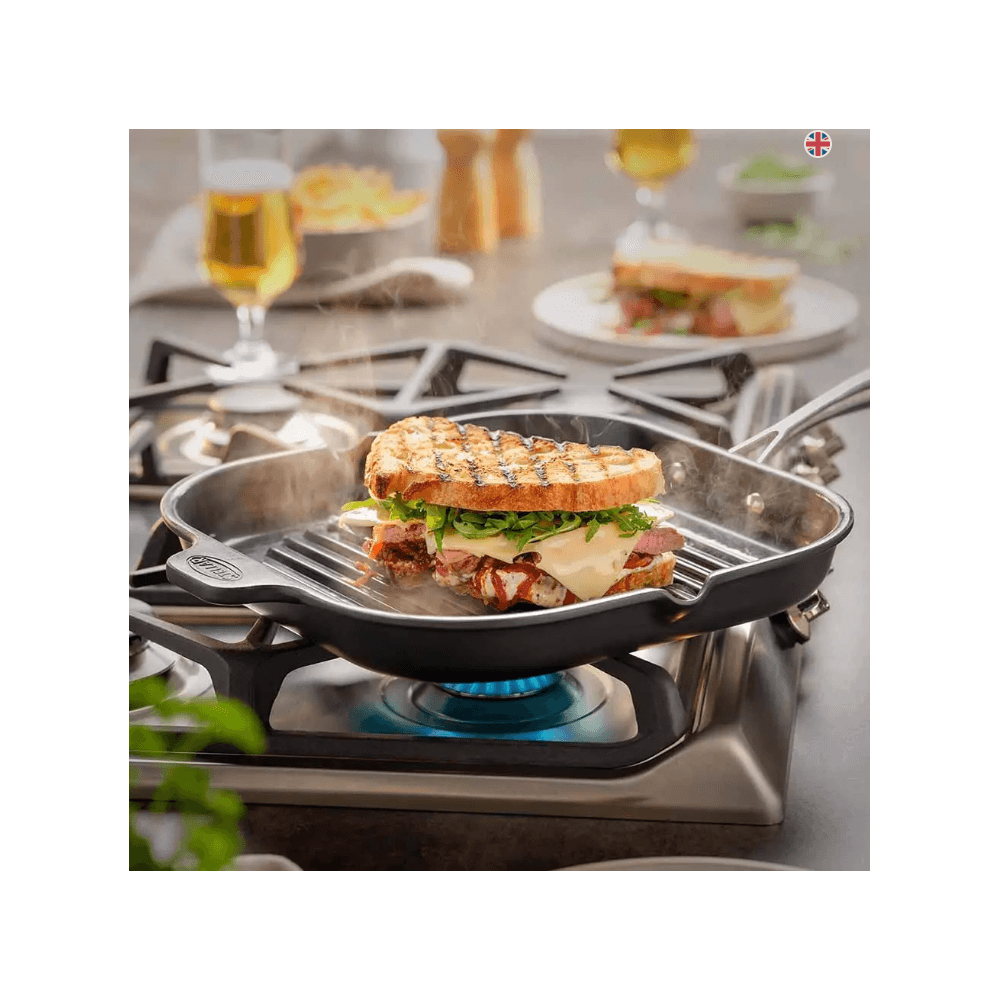 Ceramic coated griddle pan
