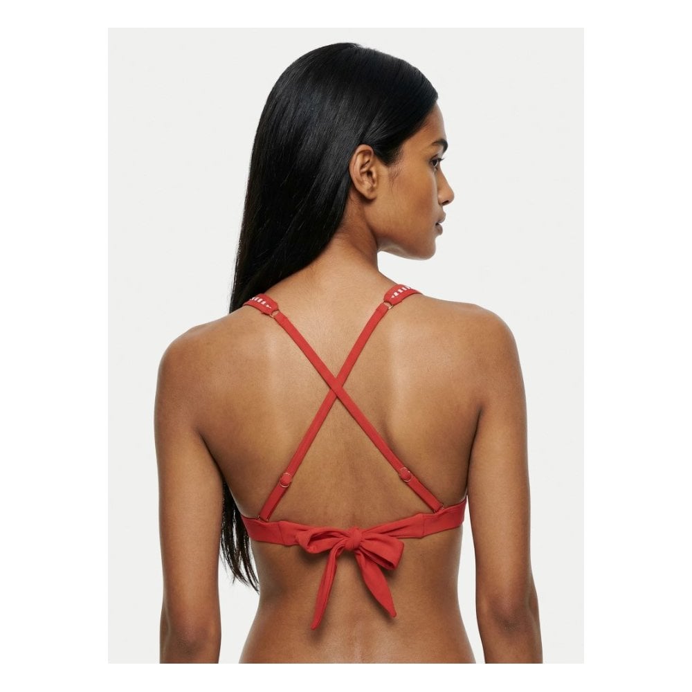 Clubhouse Multi Fit Longline Triangle Bikini Top