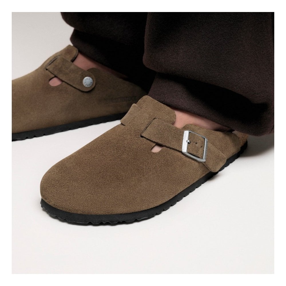 Men's Boston Soft Footbed Suede Clog