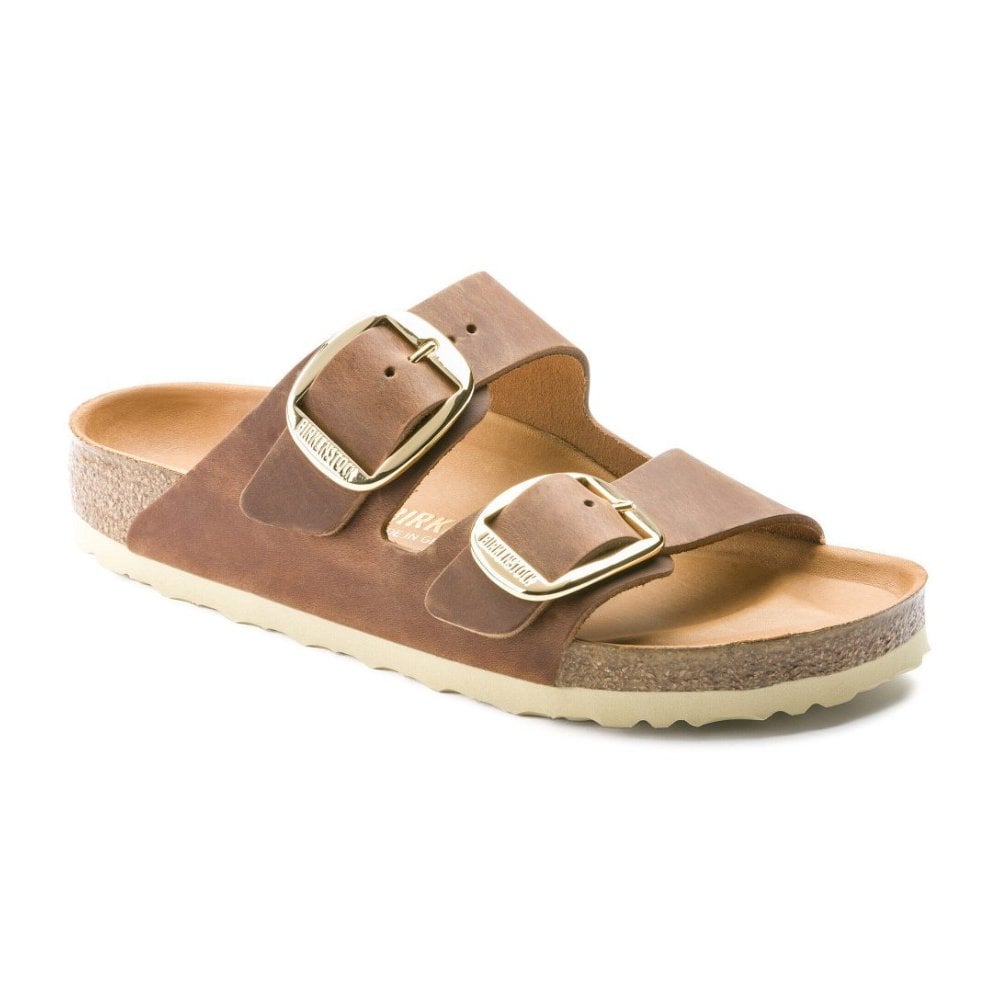 Arizona Big Buckle Oiled Leather Sandals W
