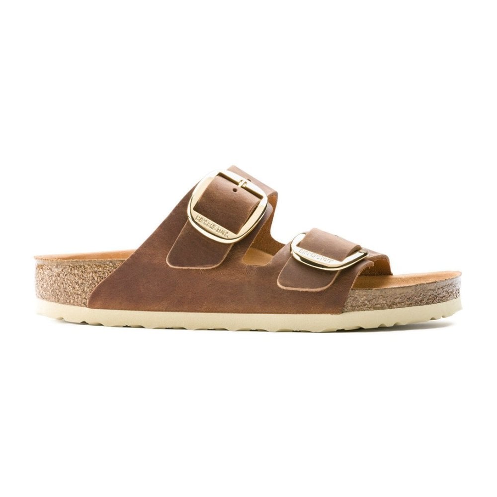 Arizona Big Buckle Oiled Leather Sandals W