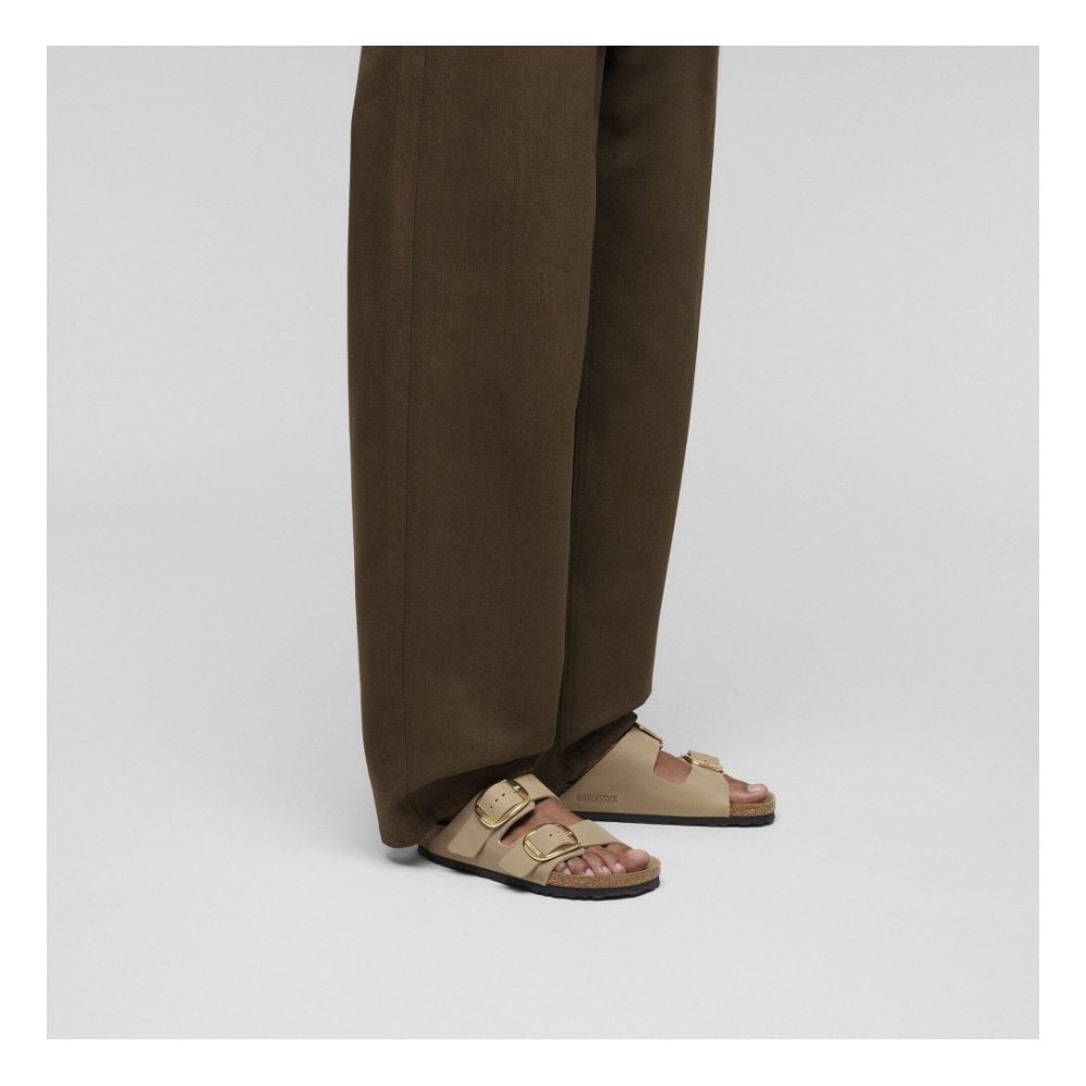 Arizona Big Buckle Oiled Leather Sandals W