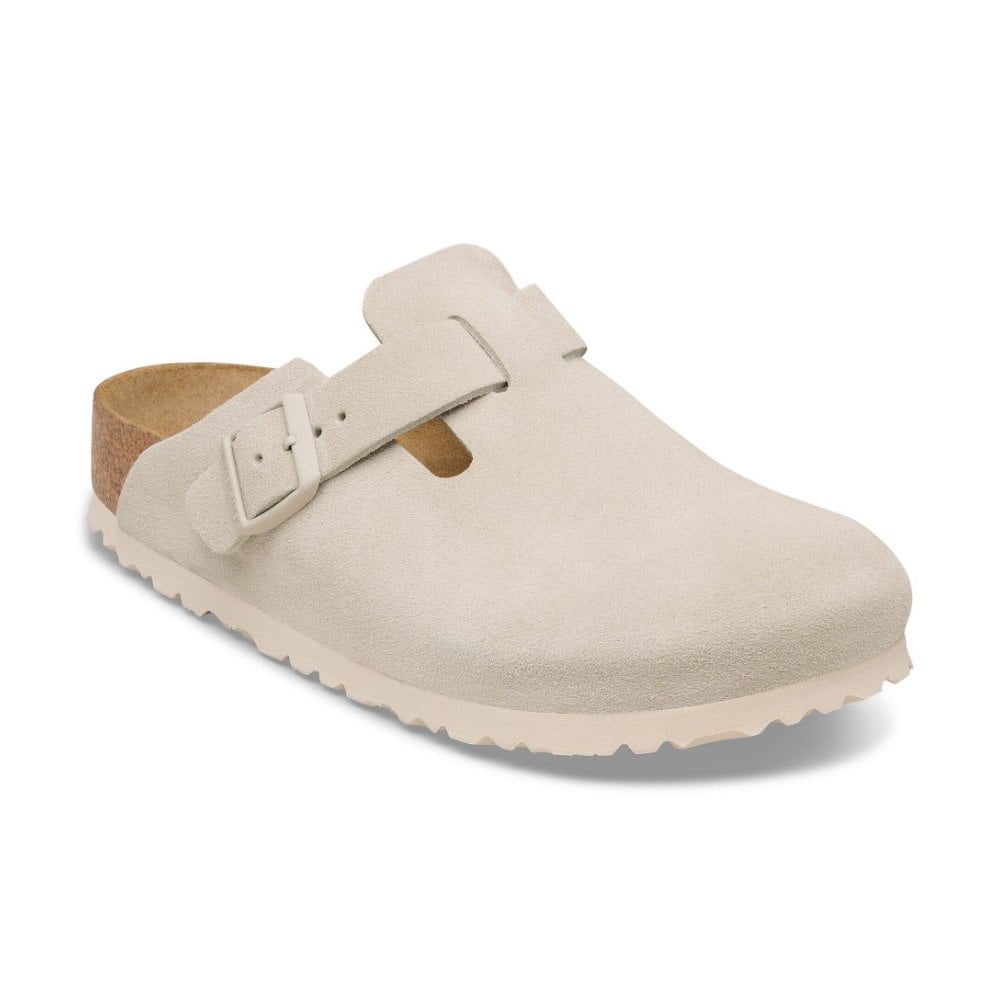 Boston Suede Leather Clogs W