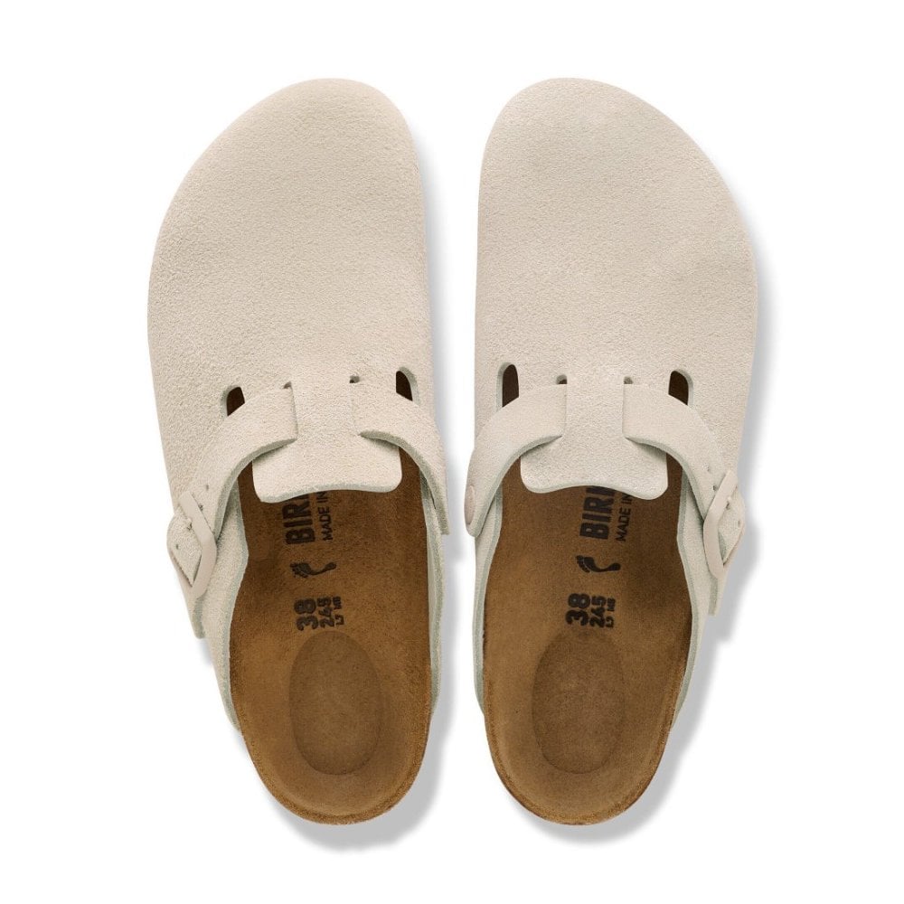 Boston Suede Leather Clogs W
