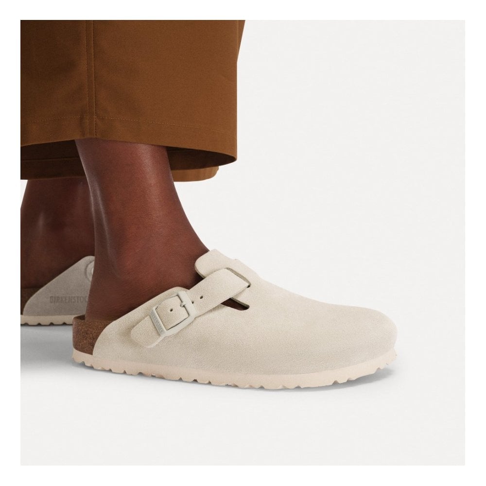 Boston Suede Leather Clogs W