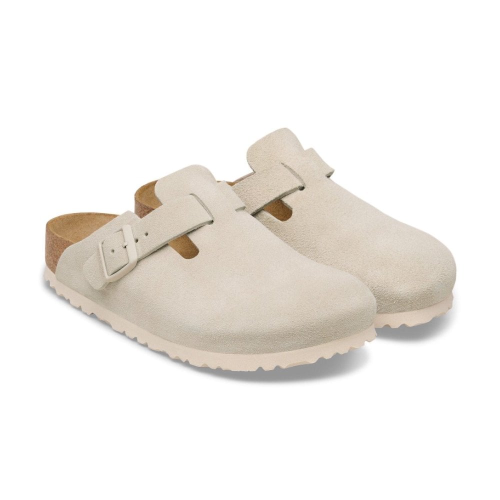 Boston Suede Leather Clogs W