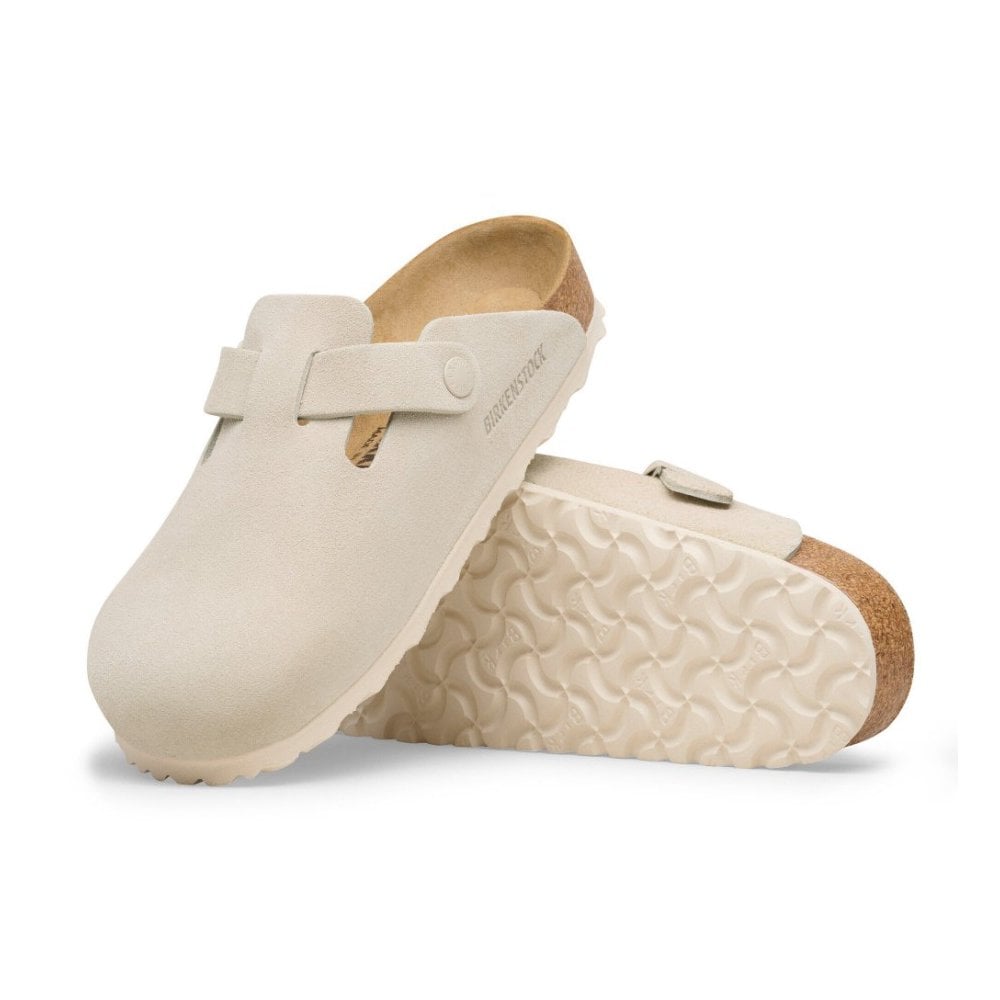 Boston Suede Leather Clogs W