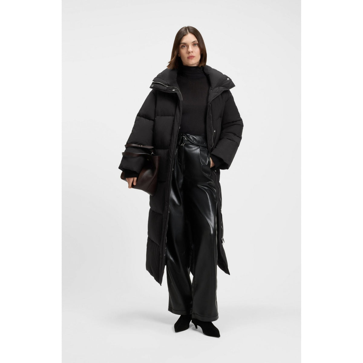 Pyrani Water Repellent Long Puffer Jacket