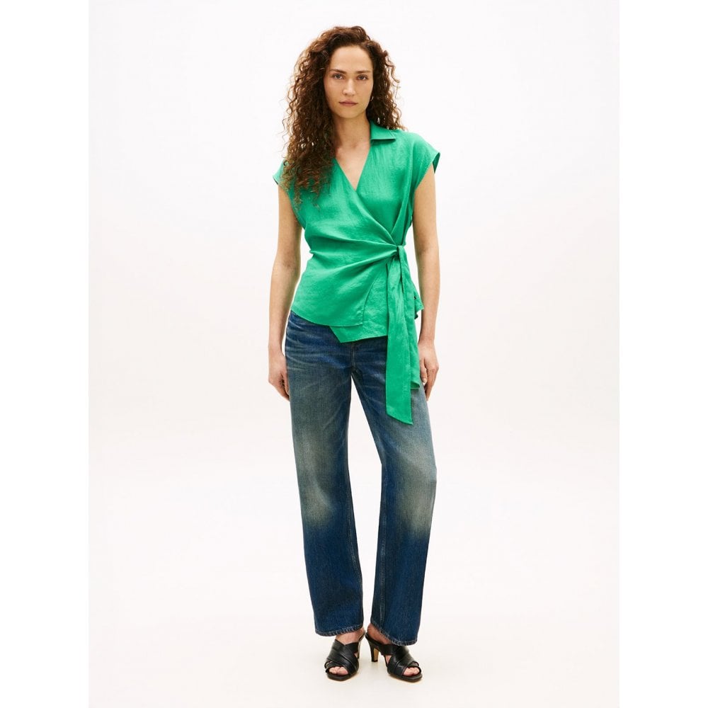 Linen Knot Blouse