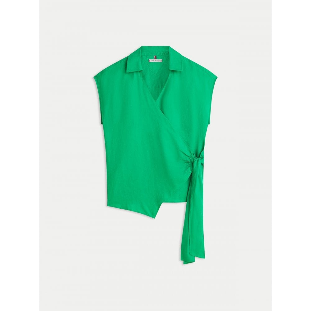 Linen Knot Blouse