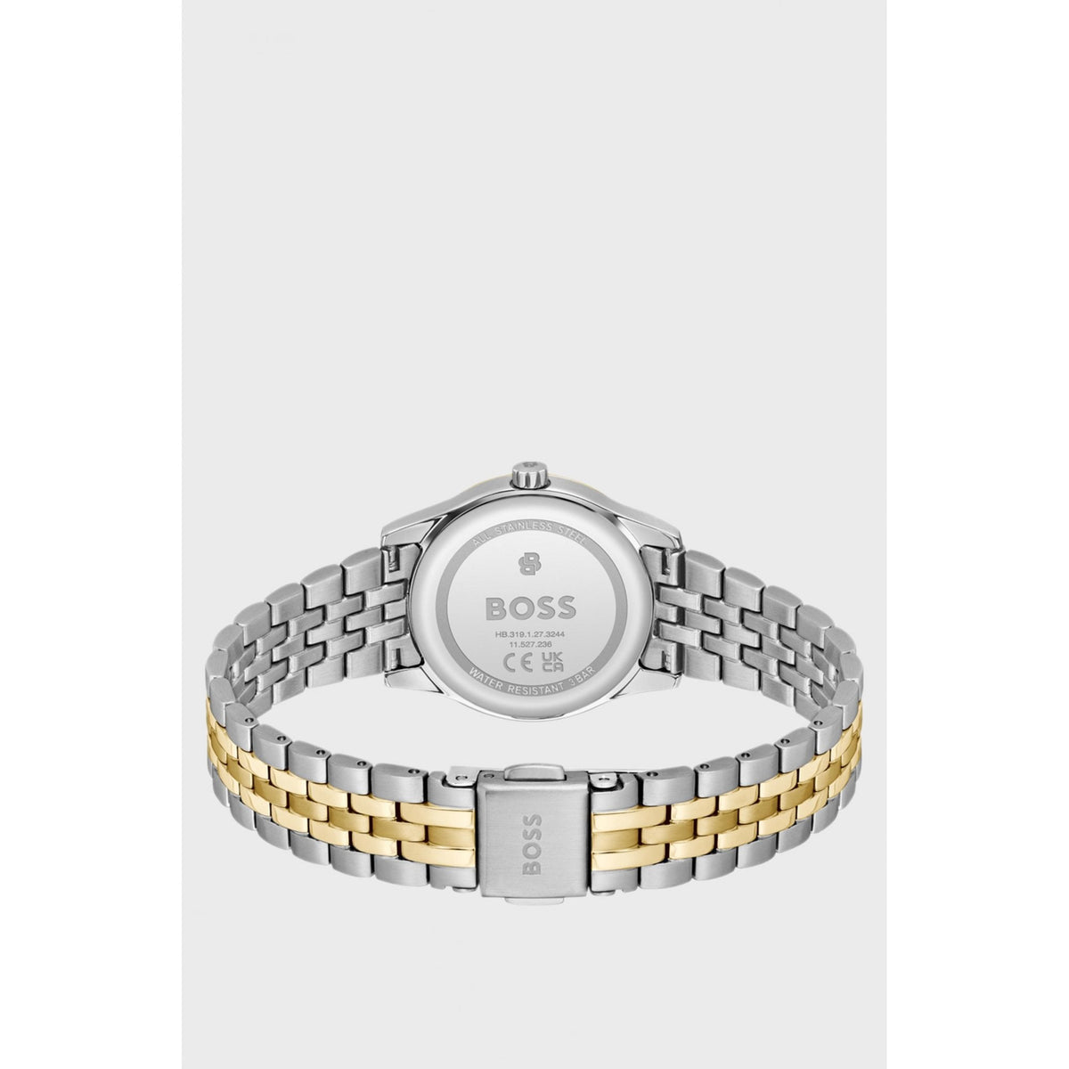 Graceful Mina Two-Tone Sunburst Pattern Dial Watch