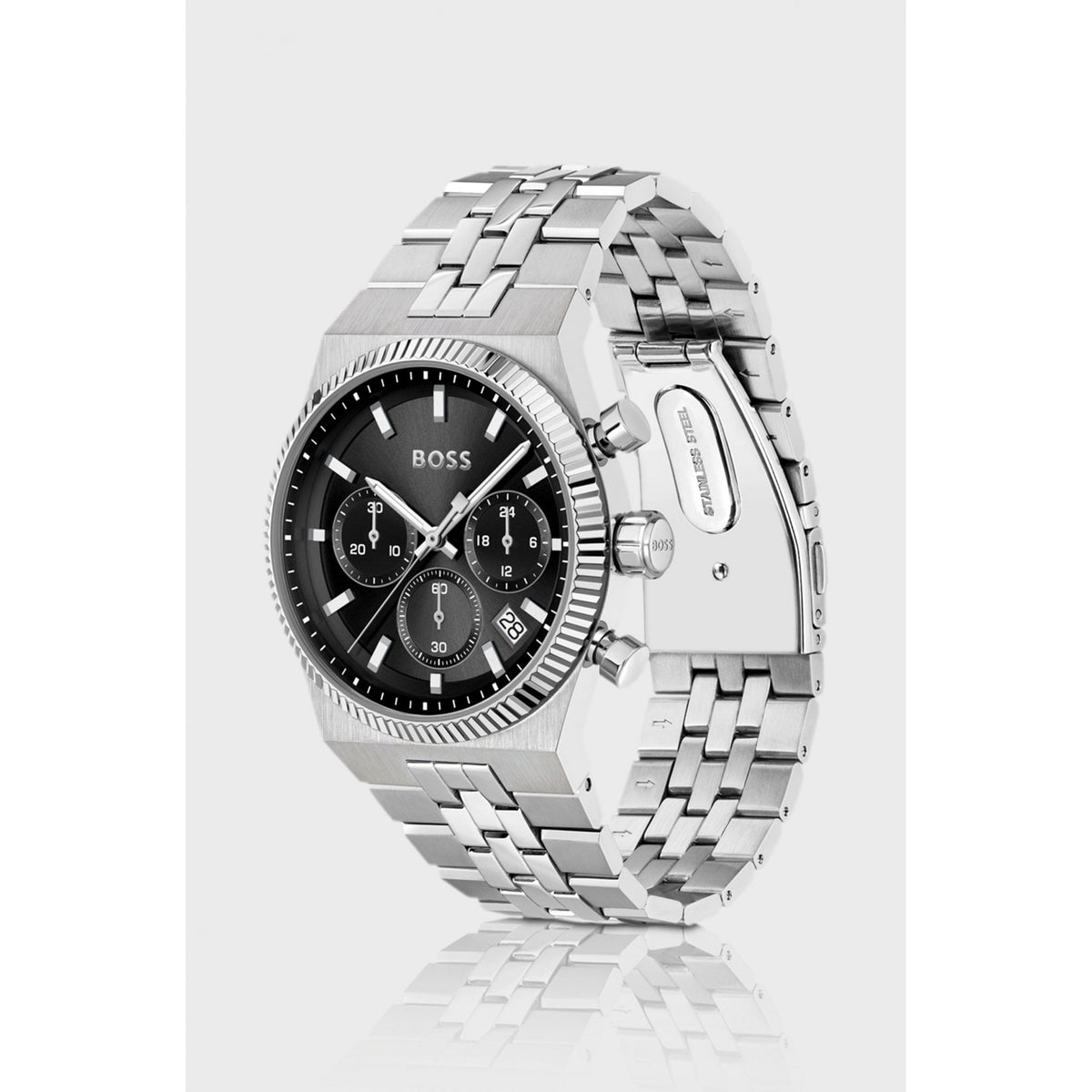 Candor Prime Black Dial 41mm Chronograph Watch