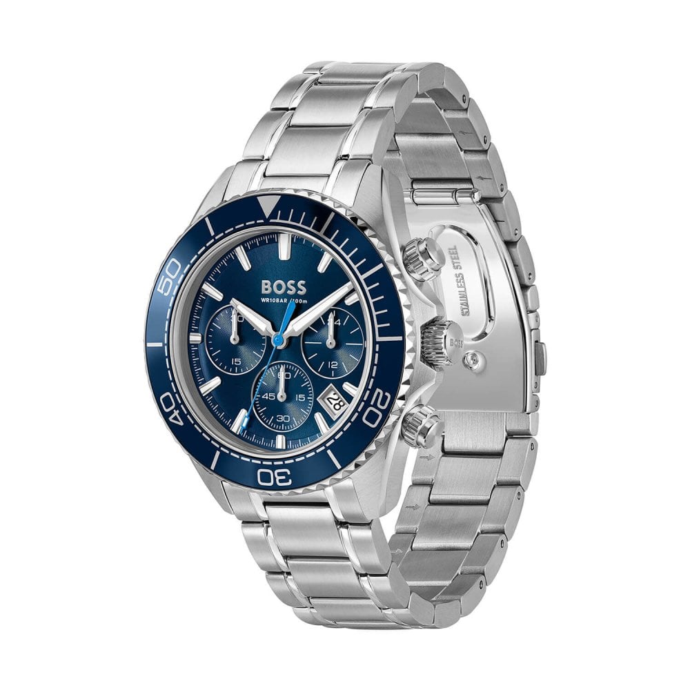 Sealiner Blue Dial 44mm Chronograph Watch