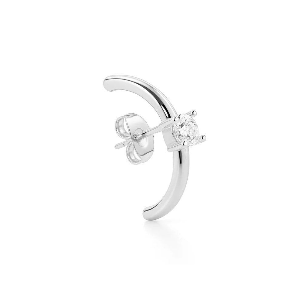 Solitaire Hug Earstud