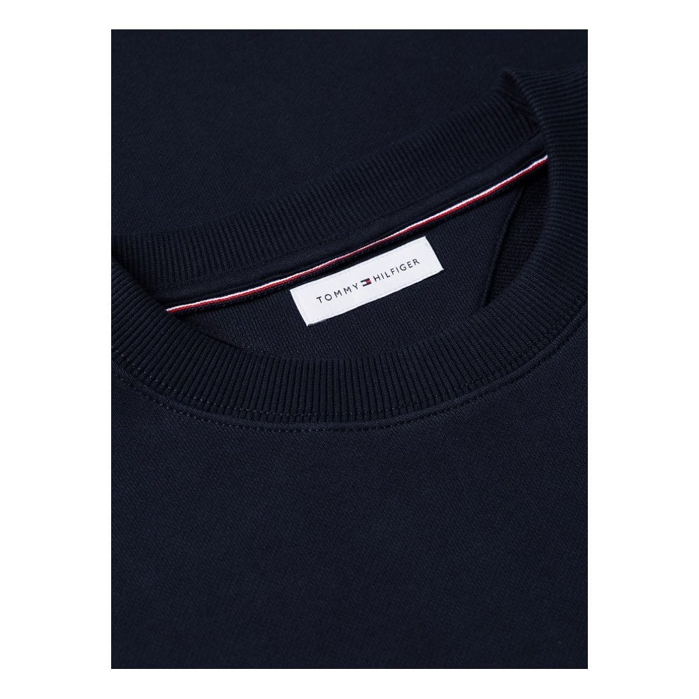 Embroidery Flag Terry Essential Crew Neck Sweatshirt