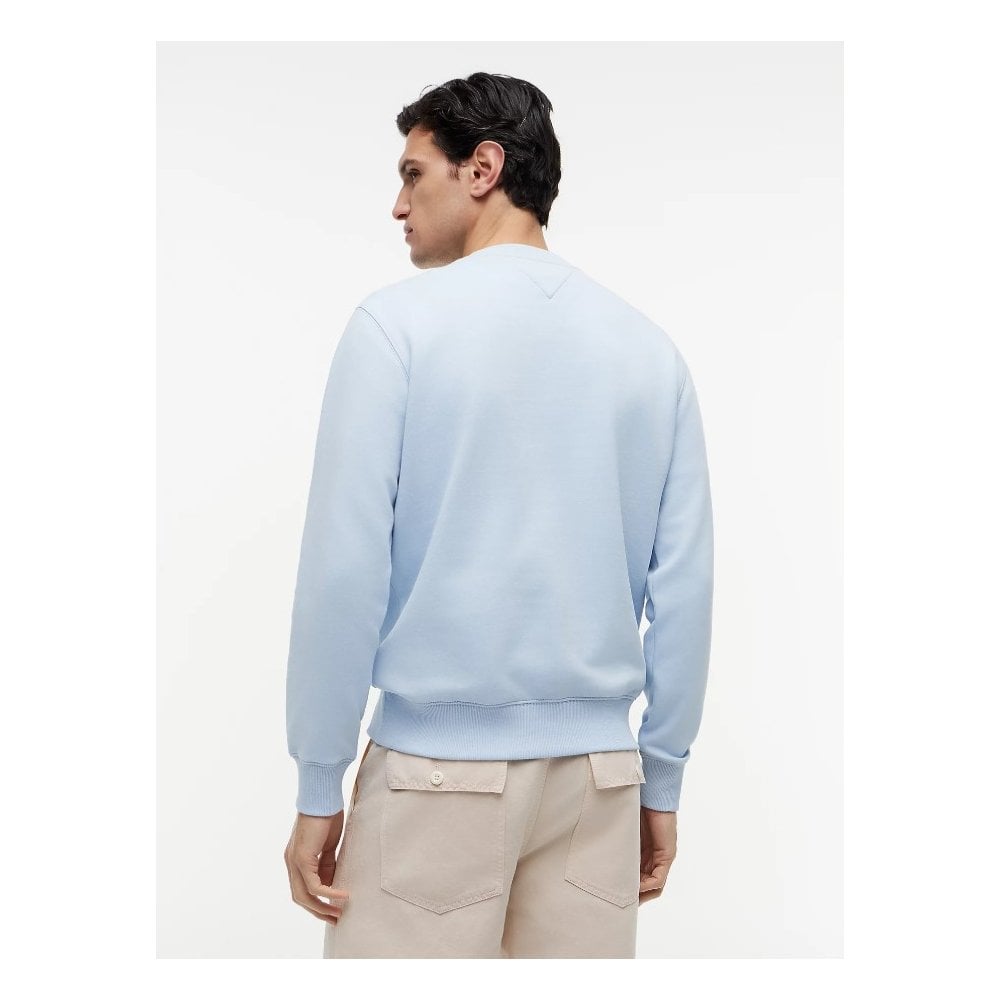 Embroidery Flag Terry Essential Crew Neck Sweatshirt
