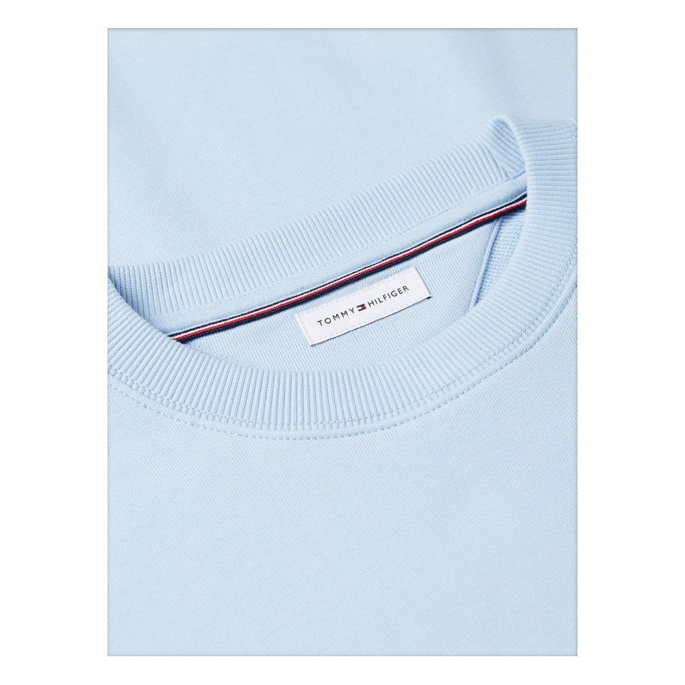 Embroidery Flag Terry Essential Crew Neck Sweatshirt
