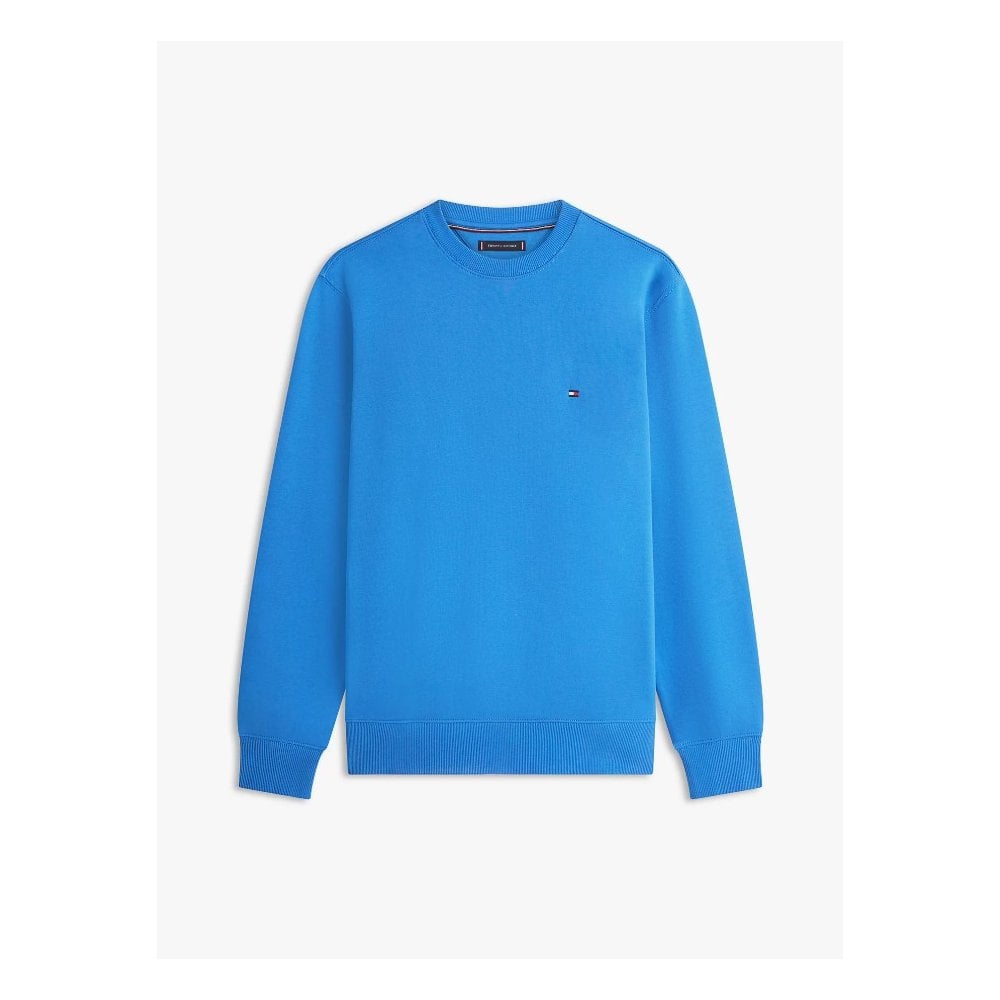 Embroidery Flag Terry Essential Crew Neck Sweatshirt