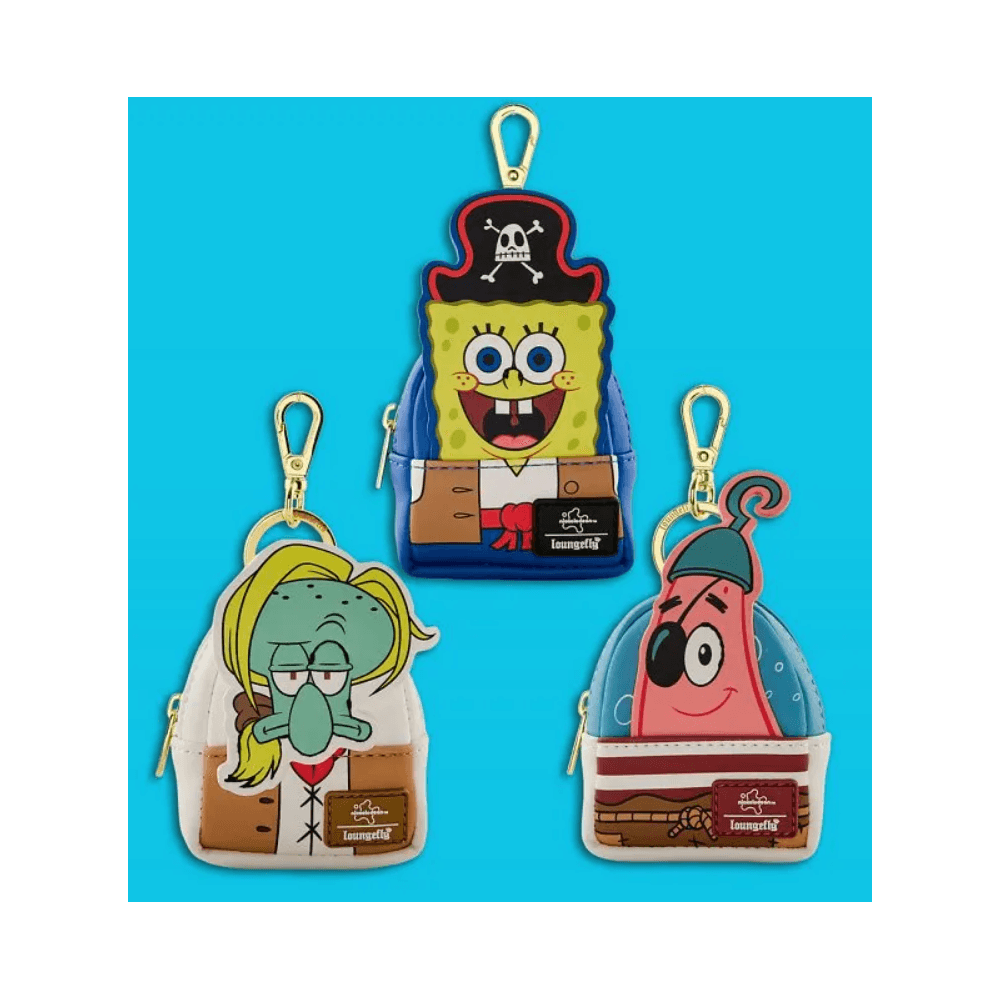 LF NICKELODEON SPONGEBOB SQUAREPANTS MYSTERY MINI BACKPACK BAG CHARMS - EACHES
