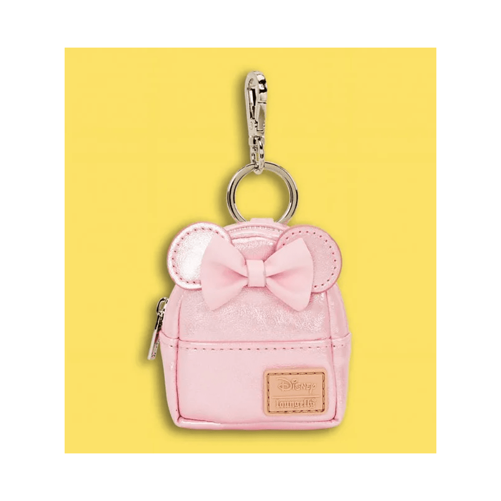 LF DISNEY MINNIE MOUSE GLITTER MYSTERY MINI BACKPACK BAG CHARMS - EACHES