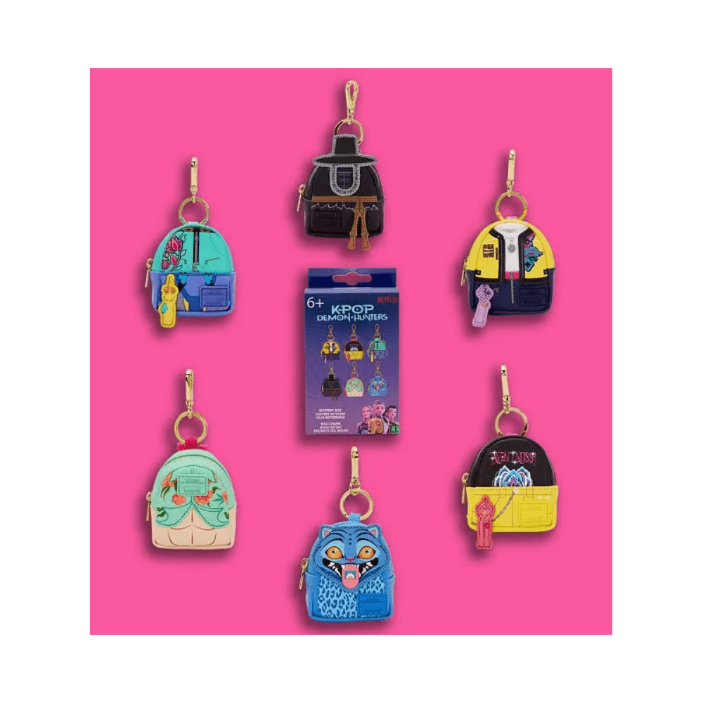 K-Pop Demon Hunters Mystery Mini Backpack Keychain Charm