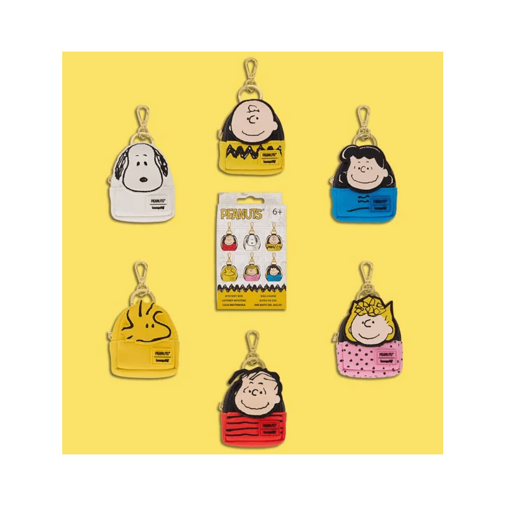LF PEANUTS MYSTERY MINI BACKPACK BAG CHARMS - EACHES