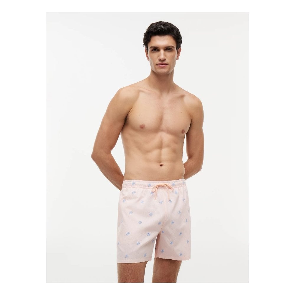 Mid Length Drawstring Swim Shorts