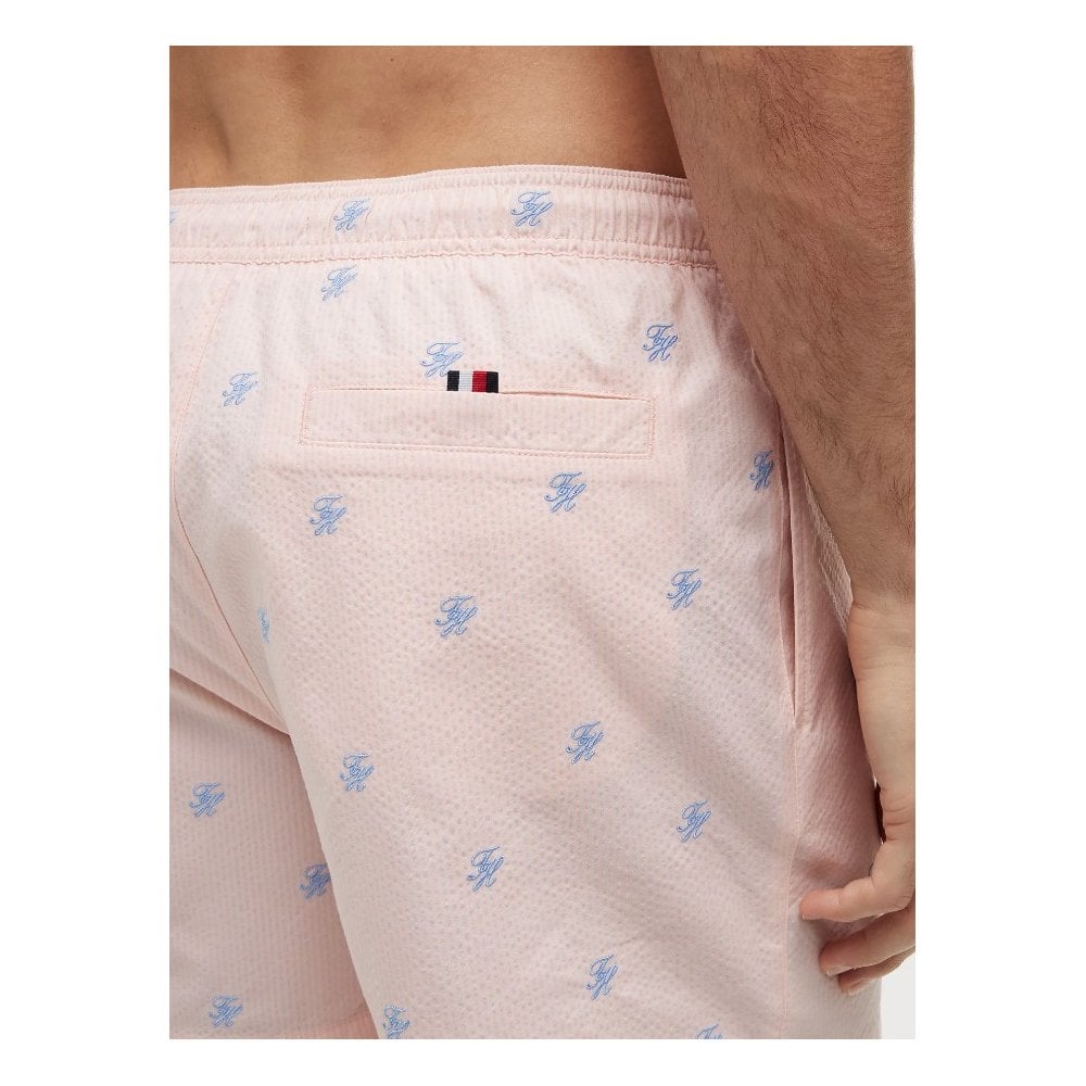 Mid Length Drawstring Swim Shorts