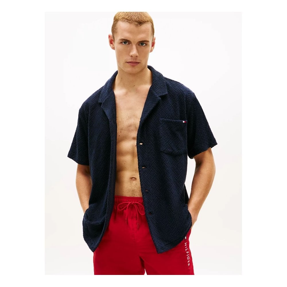 Essential Terry Jacquard Short Sleeve Shirt