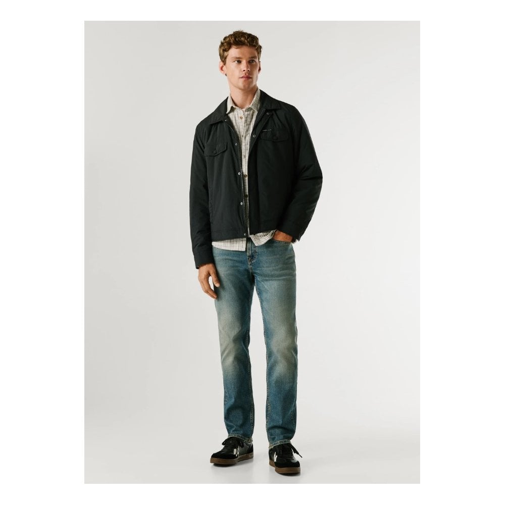 Cash Straight Fit Mid-Rise Jeans