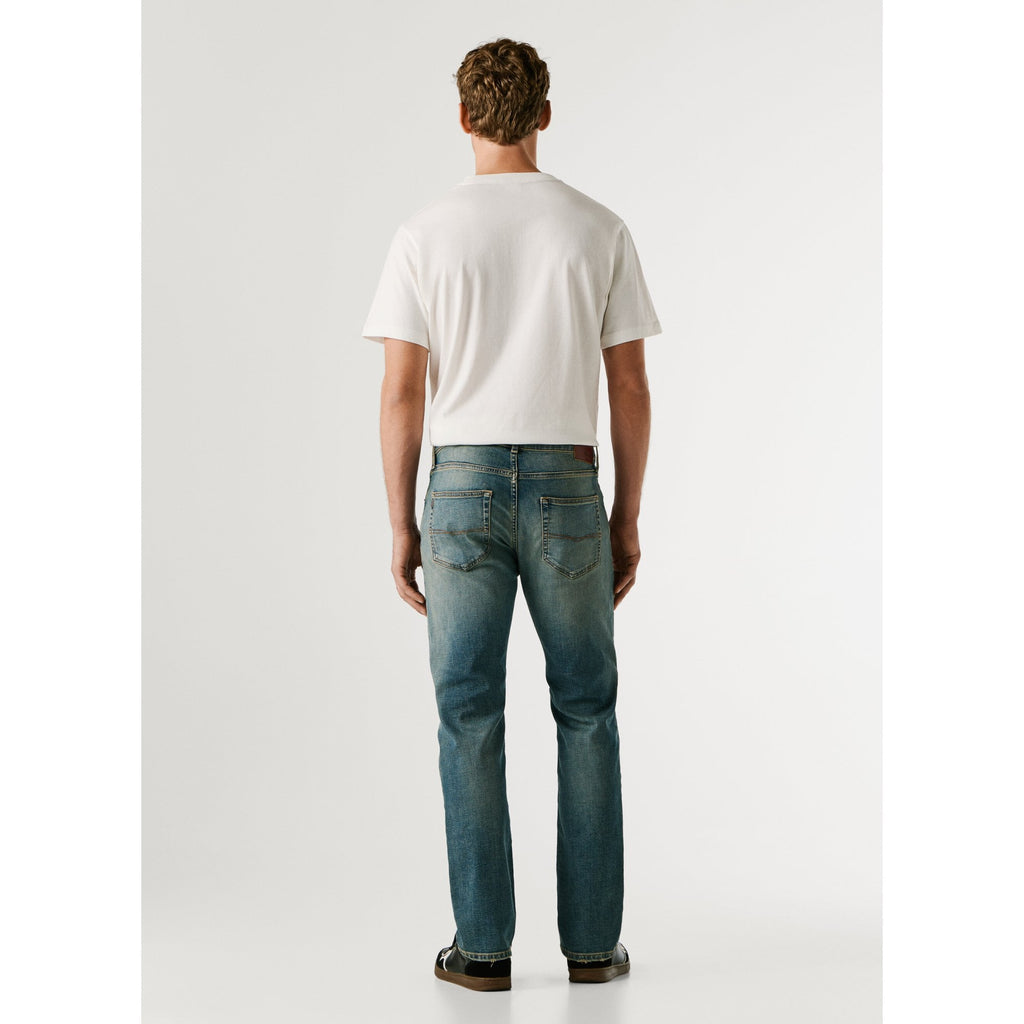 Cash Straight Fit Mid-Rise Jeans
