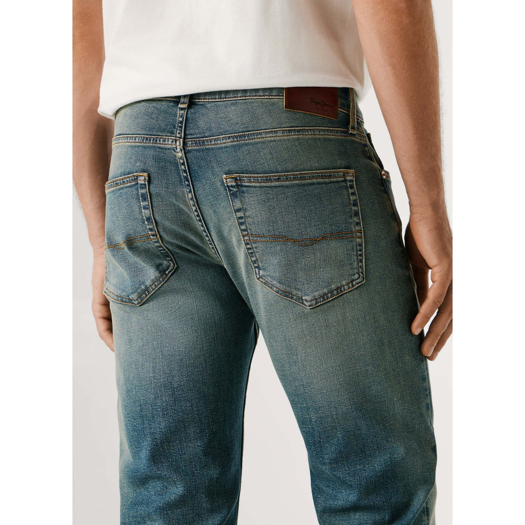 Cash Straight Fit Mid-Rise Jeans