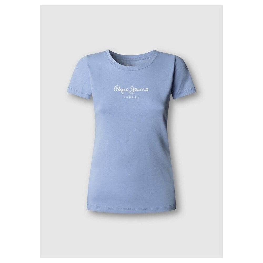New Virginia Slim Fit Logo Print T-Shirt