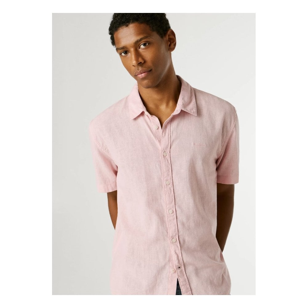 Percy Garment Dyed Short Sleeve Shirt