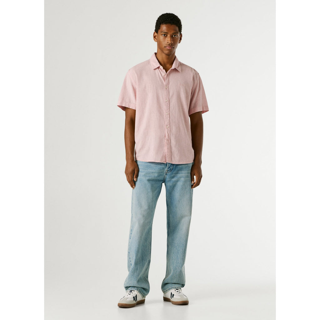 Percy Garment Dyed Short Sleeve Shirt