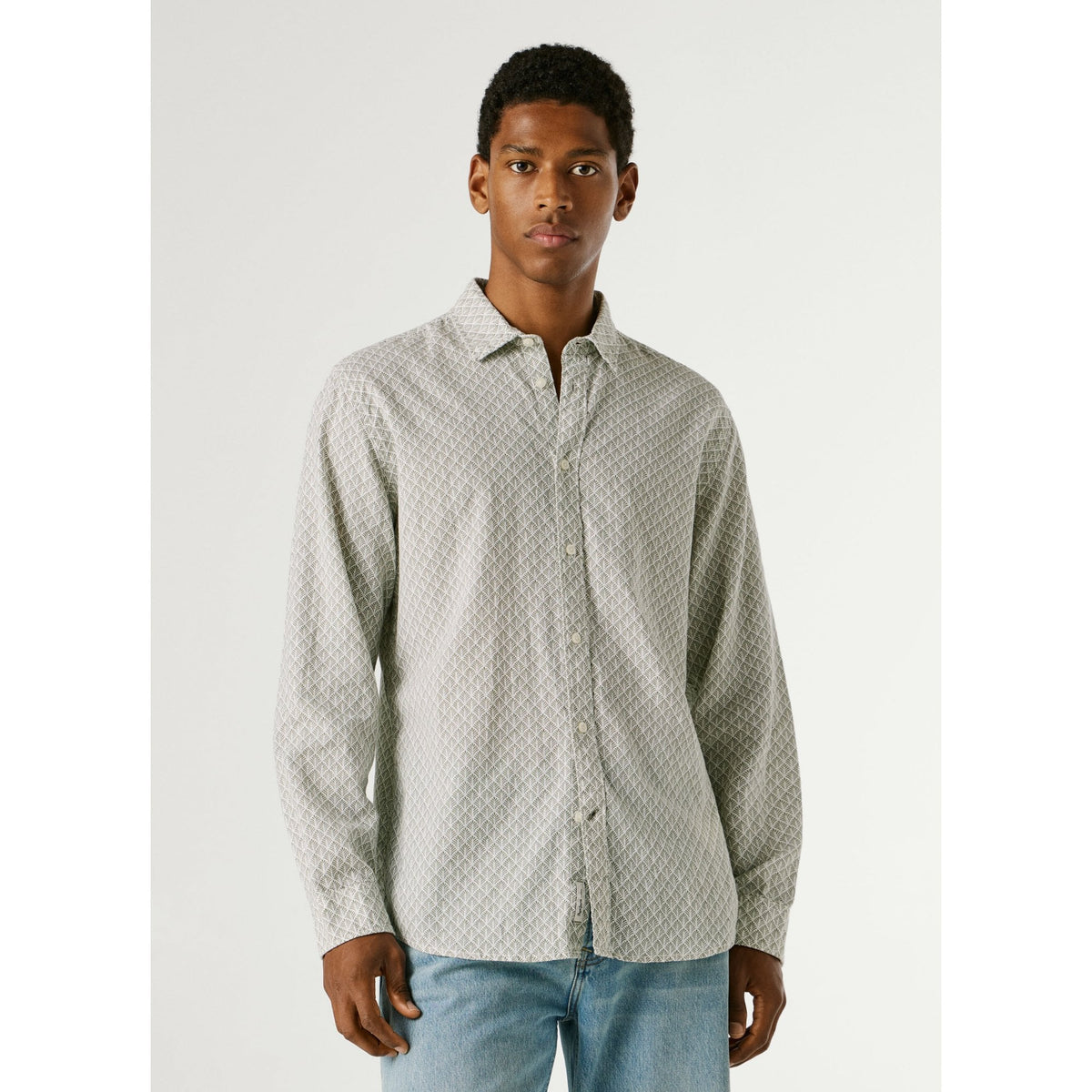 Portland Regular Fit Geometric Print Shirt