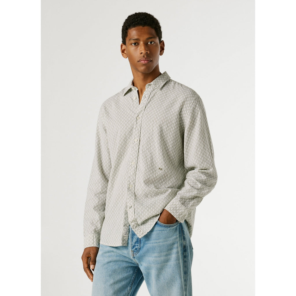 Portland Regular Fit Geometric Print Shirt
