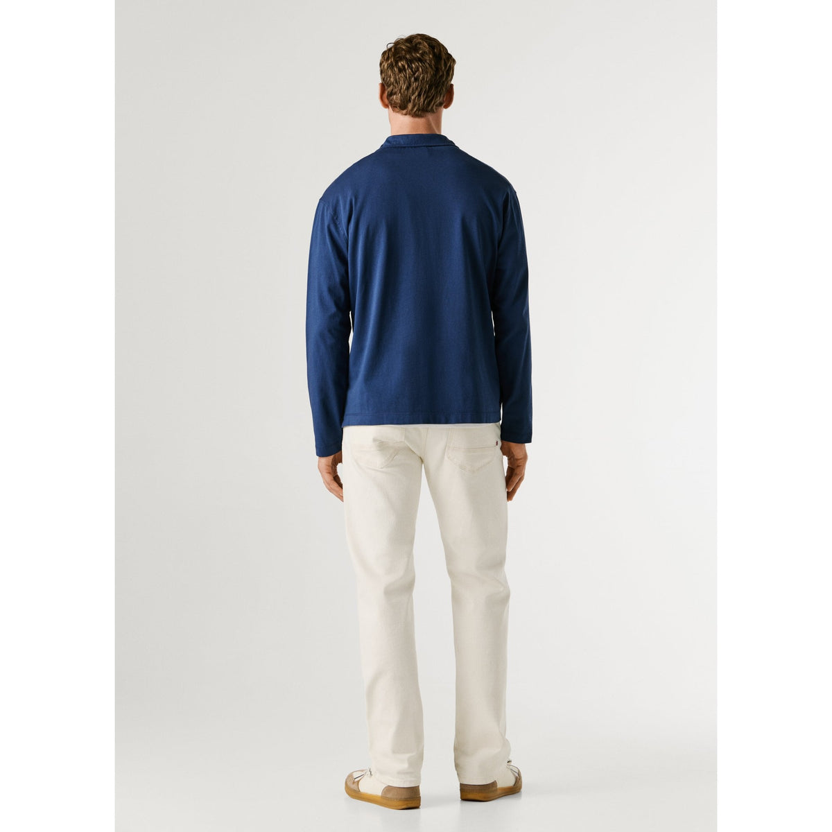 Cyril Embroidered Logo Long Sleeve Polo